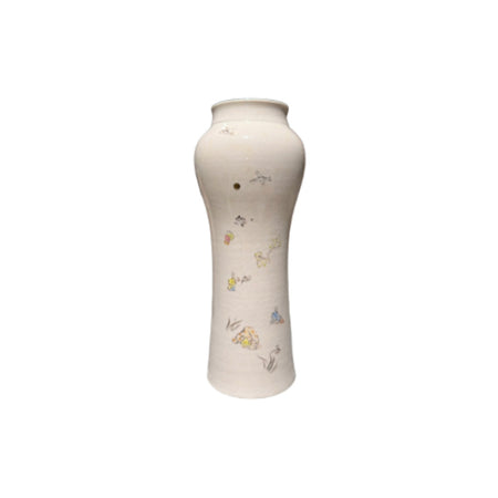 手繪白瓷花器