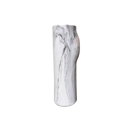 白色大理石紋花器
