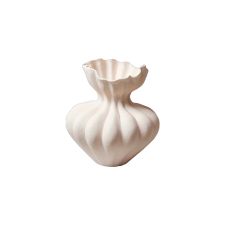 中古法式裙邊陶瓷花器