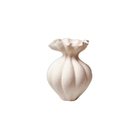 中古法式裙邊陶瓷花器